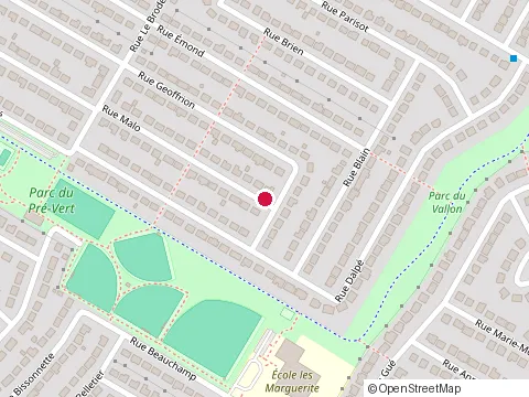 Location of les Deux Pinceaux d'Ann Gauthier at 164  Rue Malo, Varennes