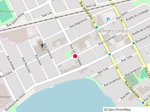 Location of les Enterprises de Joints et at 14 Rue Cousineau, Salaberry-de-Valleyfield