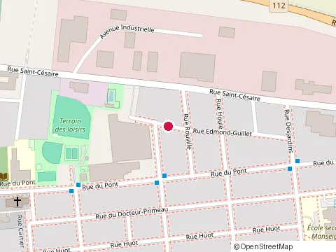 Location of les Entreprises André Giroux at 2105 Rue Saint-Césaire, Marieville