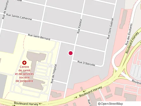 Location of les Entreprises Belaco Lte at 2185 Rue Pasteur, Jonquière