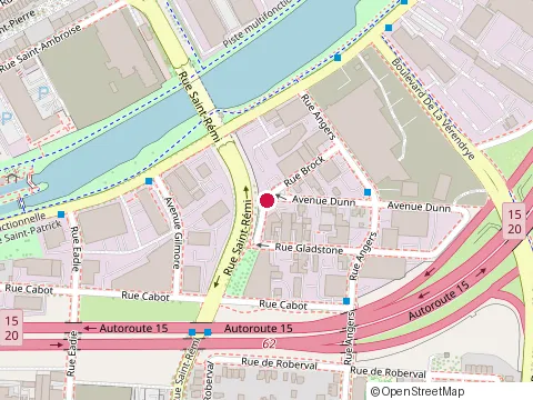 Location of les Entreprises Benoit Legault Ltee at 4934 Rue Brock, Montréal