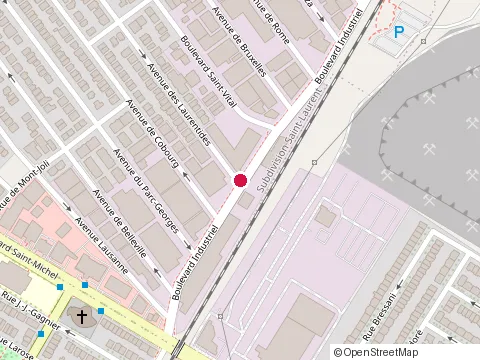 Location of les Entreprises Cenco at 3515 A Bd Industriel, Montréal