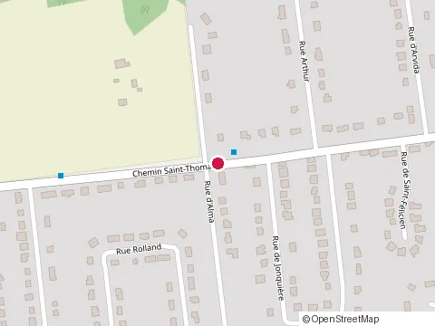 Location of les Entreprises Claude Lefort at 283 Chem. Saint-Thomas, Gatineau