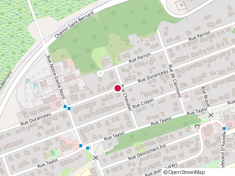 Location of les Entreprises Daniel St-André et Fils Inc. at 69 Rue Duranceau, Châteauguay