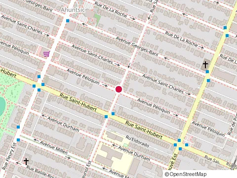 Location of les Entreprises Dynamouv at 9924 avenue Péloquin, Montréal