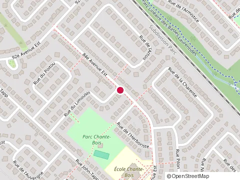 Location of les Entreprises Exsosoft Inc at 112 84E Av E, Blainville