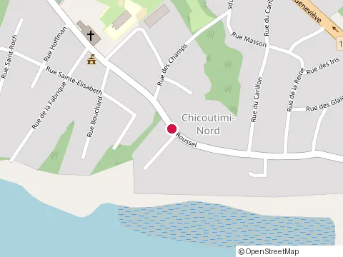 Location of les Entreprises Germain Brassard Enr at 2449 Rue Roussel, Chicoutimi