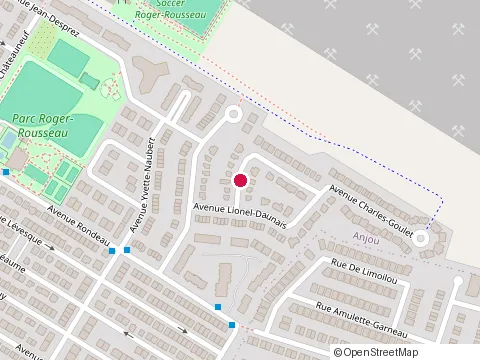 Location of les Entreprises Lebire at 6850 Avenue Lionel-Daunais, Anjou