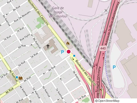 Location of les Entreprises les Cent Fronti&Egrave;Res Inc at 574 boulevard des Capucins, Québec