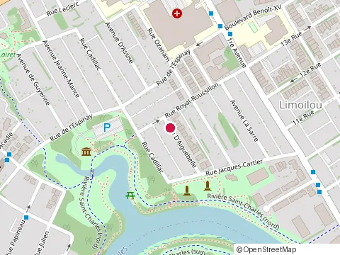 Location of les Entreprises M Germain at 1100 Rue d'Aiguebelle, Québec