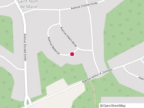 Location of les Entreprises Mécome at 19 avenue Bellevue, Baie-Comeau