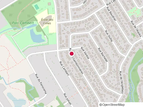 Location of les Entreprises Mirage at 208 Rue Varèse, Québec