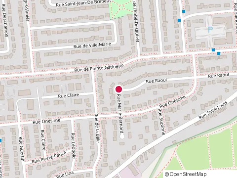 Location of les Entreprises Ml Mar-Lo (Peintre Résidentiel Gatineau) at 142 Rue de Varennes, Gatineau