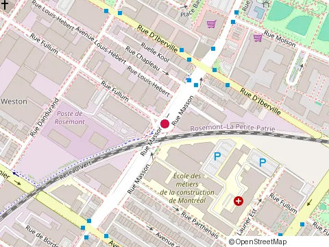 Location of les Entreprises Mobile at 2333 Rue Masson, Montréal