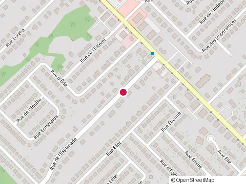Location of les Entreprises Pel at 1504 Rue de l'Esplanade, Québec