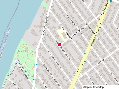 Location of les Entreprises Renaud Lessard Inc at 12285 avenue Désaulniers, Montréal-Nord