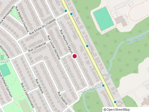 Location of les Entreprises Robert d'Amico Inc at 12293 Rue Maurice-Séguin, Montréal