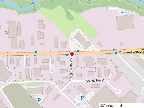 Location of les Entreprises Skd at 1625 avenue Ampère, Québec