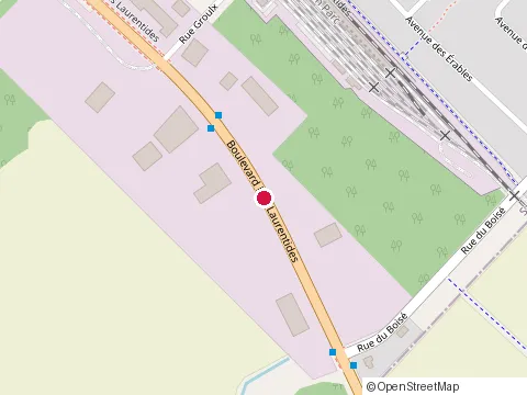 Location of les Entreprises Slk at 856 Boulevard des Laurentides, Saint-Jérôme