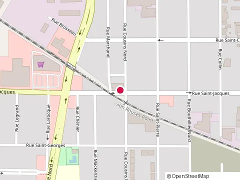 Location of les Entreprises Yolande l at 389 Rue Saint-Jacques, Saint-Jean-sur-Richelieu