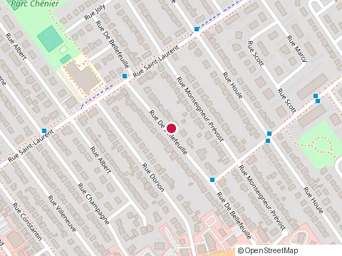 Location of les Entretiens Therrien at 223 Rue de Bellefeuille, Saint-Eustache
