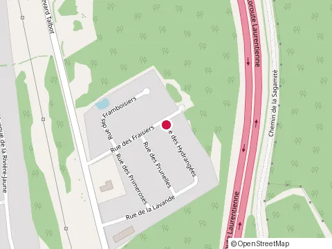 Location of les Excavations Econo-Plus at 1017 Rue des Fraisiers, Québec