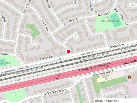 Location of les Excavations F Cousineau Inc at 185 Tower St, Beaconsfield
