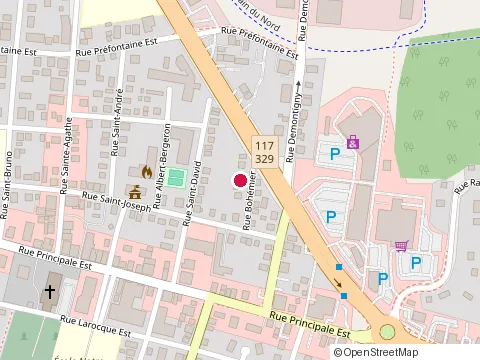 Location of les Excavations Roy Legault Inc. at 46 Rue Demontigny, Sainte-Agathe-des-Monts