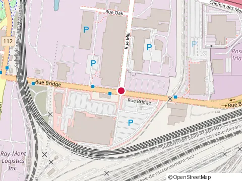 Location of les Excavations Super at 1260 Rue Mill, Montréal