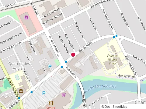 Location of les Finitions Gm Inc. at 5-87 Rue Dufferin, Salaberry-de-Valleyfield