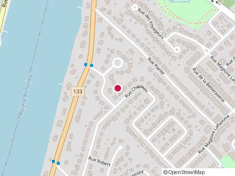 Location of les Finitions Sd Jeannotte Inc at 623 Rue Chapleau, Mont-Saint-Hilaire