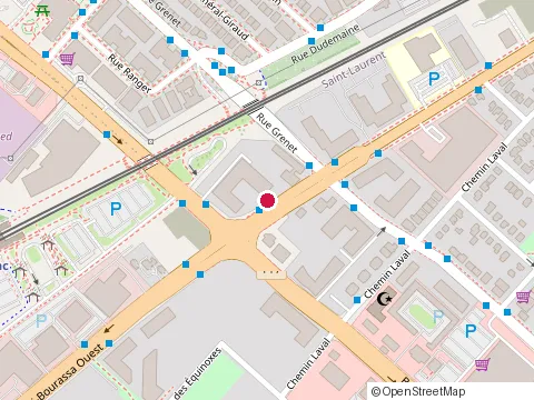 Location of les Gars des Vitres-Autos Inc. at 4885 Boulevard Henri-Bourassa O, Saint-Laurent