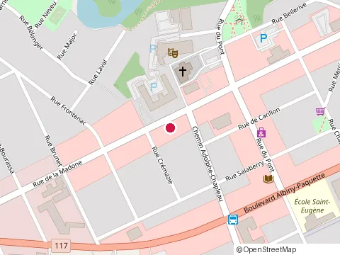 Location of les Gazons Vianey-Vert Enr at C, Mont-Laurier