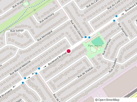 Location of les Grillades du Cedres at 17244 Brunswick, Kirkland