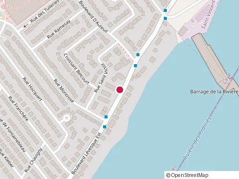 Location of les Habitations Cloutier at 3057 boulevard Lévesque E, Laval