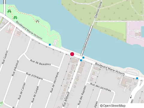 Location of les Habitations Excellence at 5005 Marie-Victorin Blvd, Sainte-Catherine