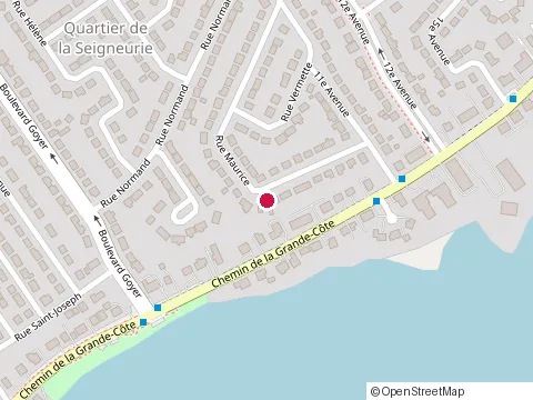 Location of les Habitations G Deschênes at 135 Rue Maurice, Saint-Eustache