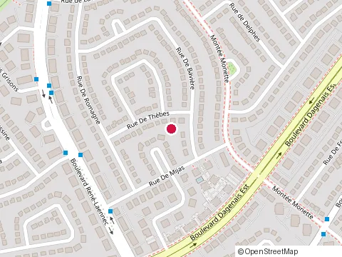 Location of les Habitations Julien S Inc at 2042 Rue de Bavière, Laval