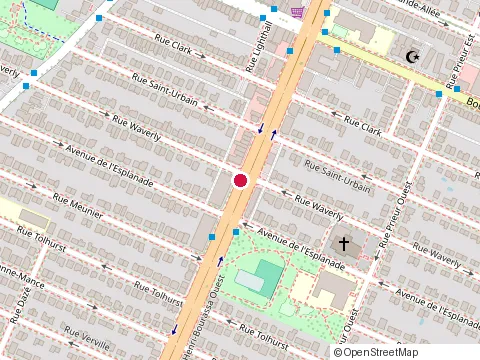 Location of les Habitations Nicolas Viel at 151 boulevard Henri-Bourassa O, Montréal