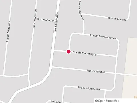 Location of les Habitations Réno-Solution Inc at 4 Rue de Montmorency, Granby