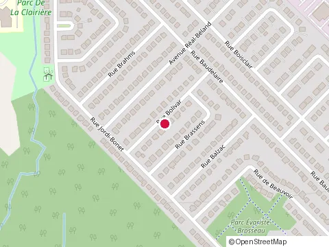 Location of les Habitations Riomond at 3621 Rue Brassens, Boisbriand