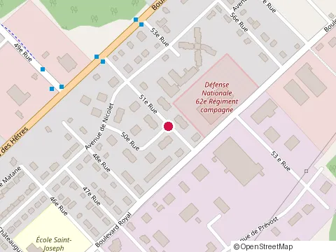 Location of les Habitations Royale S.E.N.C at 2-1433 50E Rue, Shawinigan