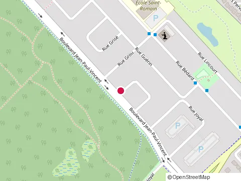 Location of les Habitations Vaudry at 1822 Rue Gareau, Longueuil