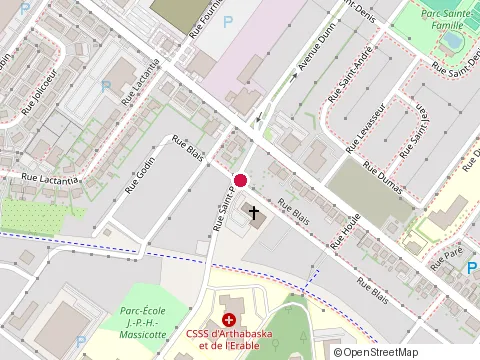 Location of les Habitations Vic at 330 Blais, Victoriaville