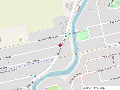 Location of les Heros de la Reno at 2450 Rue Gertrude, Carignan