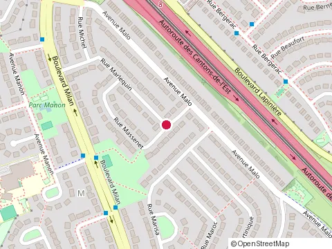 Location of les Ì È Ditions Eolia at 3190  Rue Marlequin, Brossard