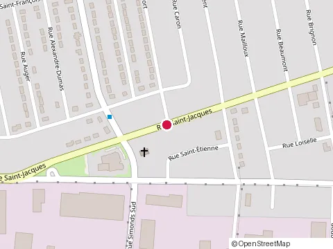 Location of les Installations Électriques Daniel Laporte Inc. at 832 Rue Saint-Jacques, Granby