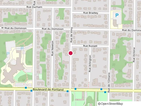 Location of les Jardins Corylus at 1-386 Rue de Vimy, Sherbrooke