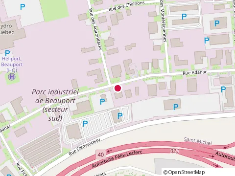 Location of les Jardins d'Antoine Paysagiste Inc at 599 Rue Adanac, Québec