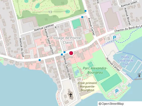 Location of les Moulins la Fayette at 279 Chemin du Bord-du-Lac Lakeshore, Pointe-Claire